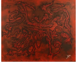 tableau-abstrait-peinture-acrylique-parasitus