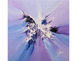 tableau-abstrait-peinture-acrylique-violette-