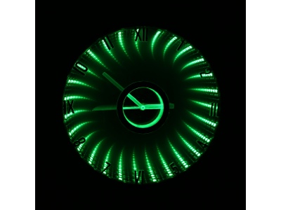 horloge-lumineuse-led-infini-vert