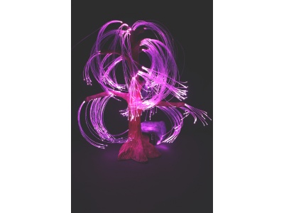 sculpture-arbre-anges-argile-lumineux-violet