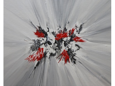 tableau-abstrait-peinture-acrylique-gray