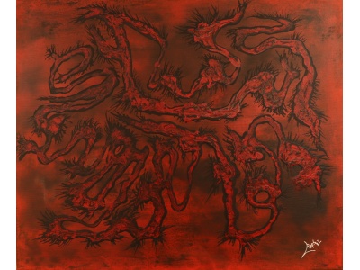 tableau-abstrait-peinture-acrylique-parasitus
