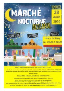 Marché Nocturne et Artisanal RAON AUX BOIS